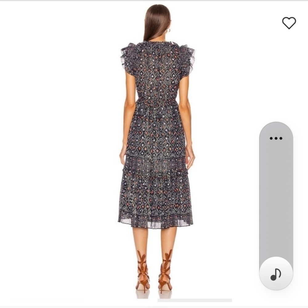Ulla Johnson | Linnea Midi Dress Size 8 - Picture 3 of 16